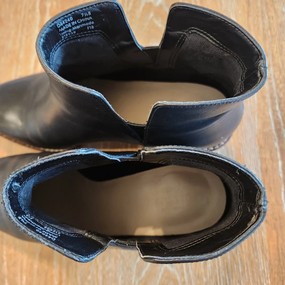 COLE‎ HAAN Grand OS Signature Abbott Black Chelsea Ankle Boots Women's Size 7.5